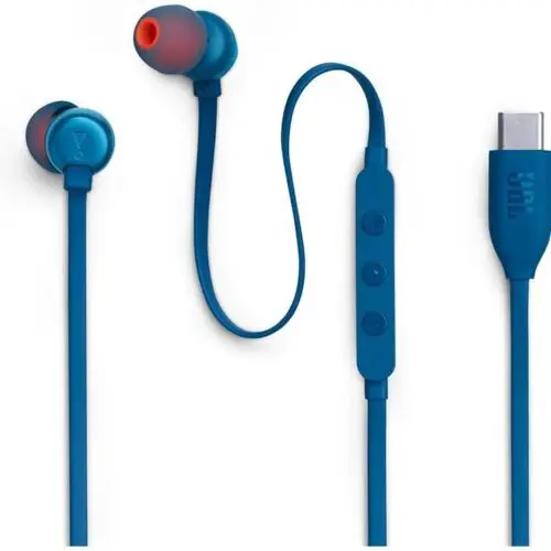 JBL Tune 310C Type C Wired Hi-Res In-Ear Earbuds with Mic – Blue in smartx jordan