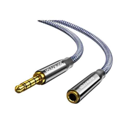 SUNKANDI headphone extension cable, 3.5mm TRRS headphone extension for smartphones, PCS, TVS, headphones, cars, speakers 1.2M in smartx jordan