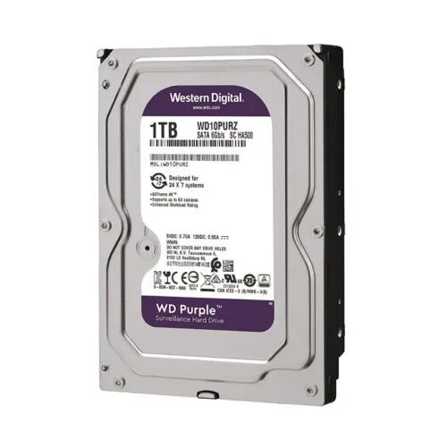 Western Digital Purple WD10PURZ 1TB 3.5 Inch SATA 5400RPM Surveillance HDD in smartx jordan
