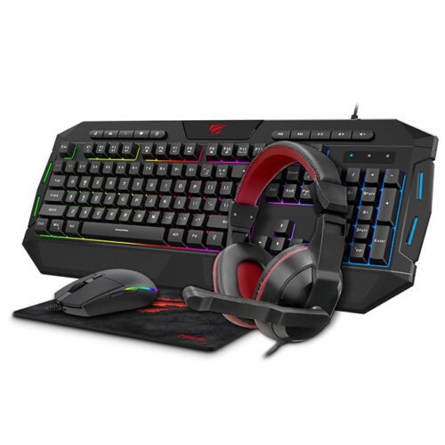 Havit KB501CM 4-In-1 Gaming Combo (Keyboard, Headset, Mouse and Mouse Pad) in smafrtxn jordan