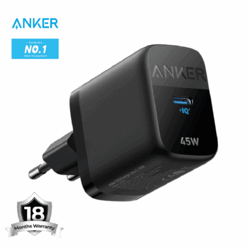 Anker 313 Ace 2 Wall Charger Type-C 45W Fast Charging - Black in smartx jordan