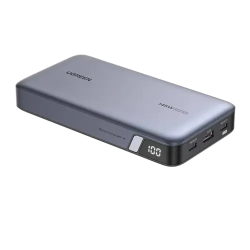 UGREEN Power Bank 25,000mAh 145W Laptop Portable Charger, Nexode 3-Port USB C PD Battery Pack, for MacBook Pro/Air, Dell XPS, iPhone 17/16/15/14, Galaxy S24, Steam Deck, iPad, and More IN JORDAN