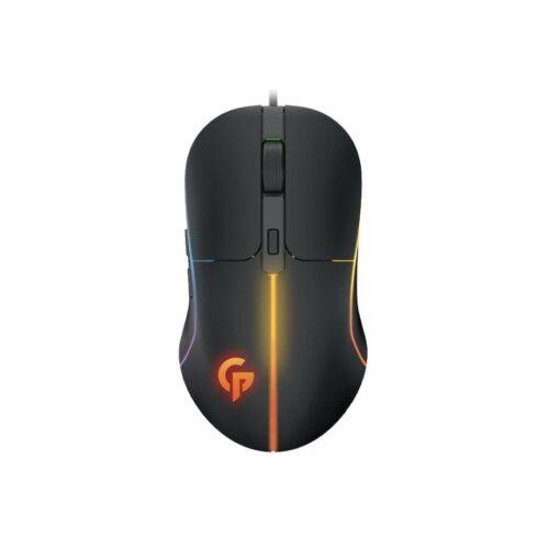 Porodo Gaming Mouse 7D Wired, 6 Breathing RGB, Rubberized Surface, Tracking Speed 28 IPS upto 6400 DPI Macro Software Function in smartx jordan