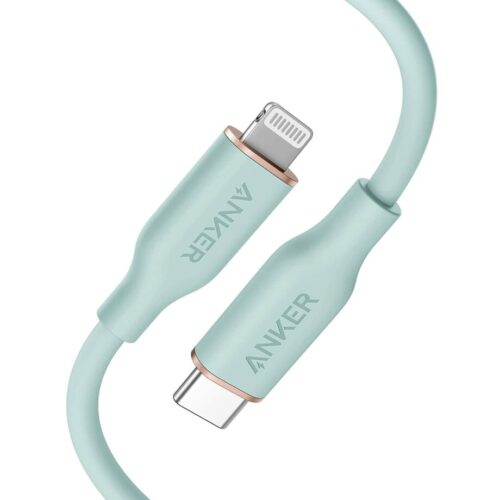 Anker  - Data Cables & Adapters - Powerline III Flow USB-C to Lightning Cable - 1.8M - Green