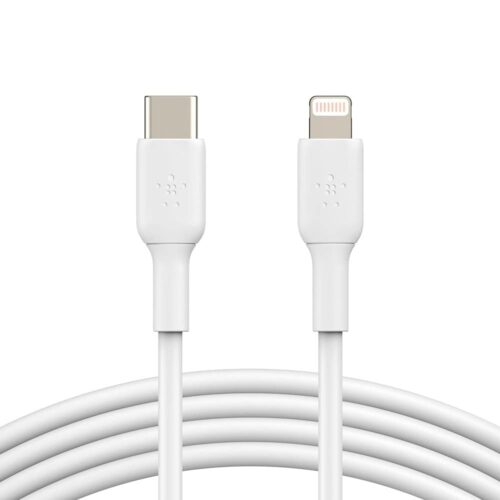 Belkin - Data Cables & Adapters - BoostCharge USB-C to Lightning Cable - 2M - White