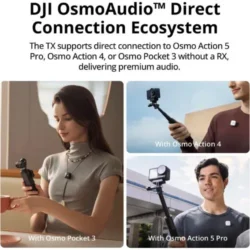 DJI - Microphones - DJI Mic Mini (1 TX + 1 RX), Ultralight, Detail-Rich Audio, Noise Cancelling Microphone - Image 3