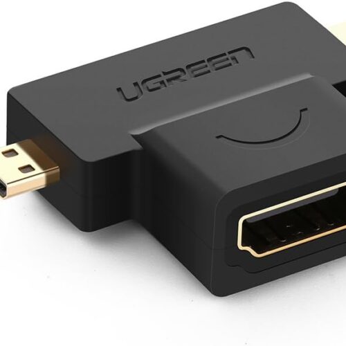 UGreen - Video Cables & Adapters - 20144 Micro + Mini HDMI Male to HDMI Female Adapter