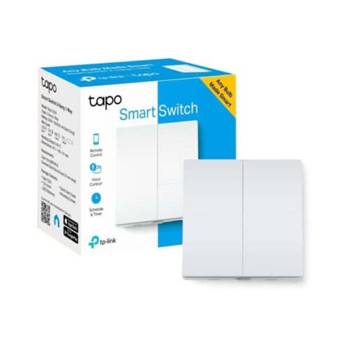 Tapo - Smart Living - Tapo S220 Smart Light Switch, 2-Gang 1-Way