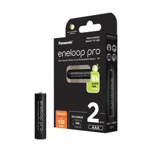 Eneloop Pro 2x AAA Minimum 930mAh NiMH Rechargeable Batteries in smarttx jordan