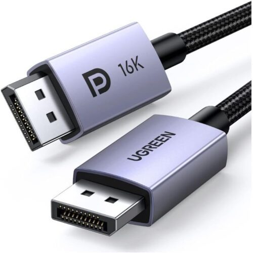 UGreen 16K DisplayPort Cable 2.1 VESA Certified FreeSync G-Sync Video Card Monitor 3M 25862