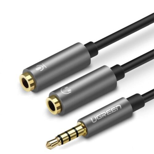 UGreen - Audio Cables & Adapters - 30619 3.5Mm Male To 3.5Mm Female ×2 20Cm