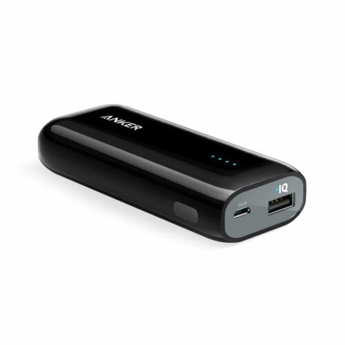 Anker - Power Banks - Anker Astro E1 5200mAh Candy bar-Sized Power Bank, PowerIQ Technology - Black