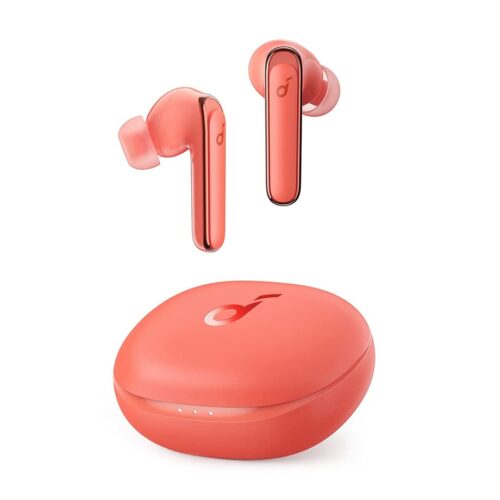 Anker - Earbuds - Wireless - Soundcore Life P3 Multi Mode Active Noise Cancelling TWS - Coral Red