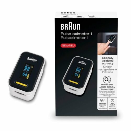Braun Pulse Oximeter 1 Accurate Blood Oxygen Finger Monitor in smartx jordan