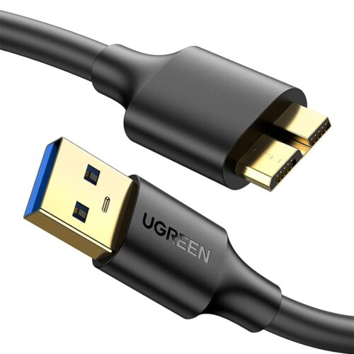 UGreen - Data Cables & Adapters - 10843 Black USB 3.0 A male to Micro B male cable 2M
