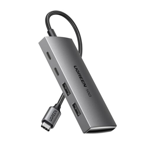 UGreen USB C Hub 10Gbps, 4 Ports USB 3.2 HUB with 2 USB-C 3.2 and 2 USB-A 3.2, USB Port Extender for MacBook Pro, MacBook Air, Acer Aspire, HP Laptops, iPad Pro, iPhone 15/15 Pro Max 30758 in smartx jordan