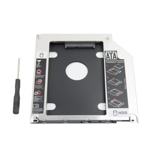 Universal 9.5mm Second HDD Caddy For Laptop 2.5″