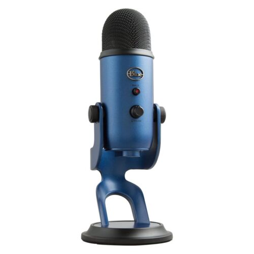 Logitech Creators Blue Yeti USB Microphone for Gaming, Streaming, Podcast, YouTube, Discord, PC, Studio Sound, Plug & Play-Midnight Blue in joordan smartx