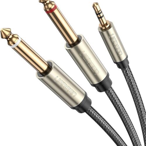 UGreen - Audio Cables & Adapters - 10619 3.5mm To Dual 6.5mm Audio Cable 5M