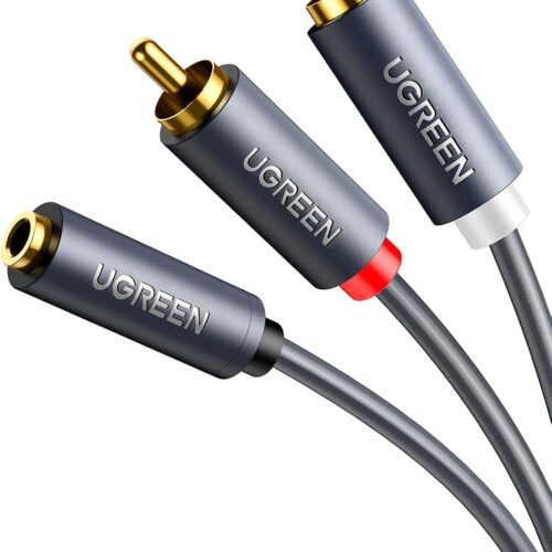 UGreen - Audio Cables & Adapters - 10588 RCA male Cable Black 3.5mm female Audio Cable- 1m