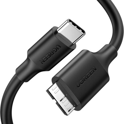 UGreen - Data Cables & Adapters - 20103 USB 3.0 Micro B Cable USB C to Micro-B Data and Charging Cable  1M