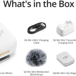 DJI - Microphones - DJI Mic Mini Noise Cancelling Transmitter Wireless Microphone - Arctic White - White - Image 2