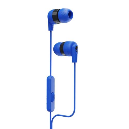 Skullcandy Ink’d Plus – Stylish Wired In-Ear Earbuds with 3.5mm Jack – Blue SmartX