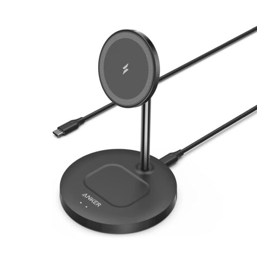 Anker - Wireless Chargers - 323 PowerWave Magnetic 2-in-1 Wireless Charger and Stand – A2543