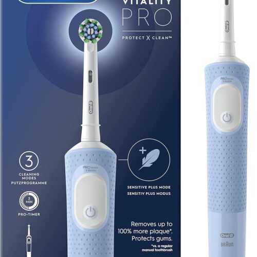 Oral-B by Braun Vitality Pro Electric Toothbrush with 3 Brushing Modes - Blue in smartx jordan