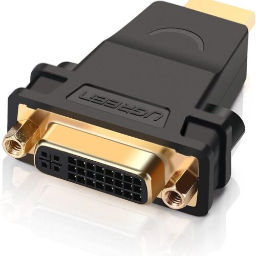 UGreen - Video Cables & Adapters - 20123 1080P HDMI Male To DVI 24+5 Female Adapter Gold Connector