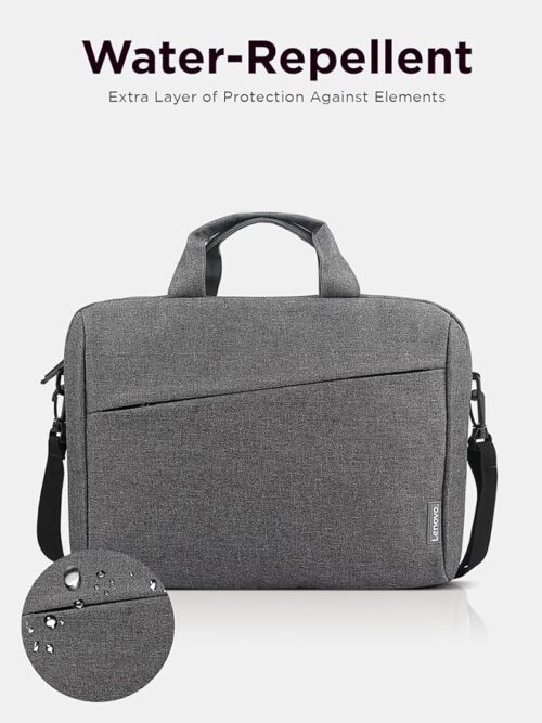 Lenovo - Backpack & Laptop Bag - T210 Durable Shoulder Bag for Laptop 15.6″ - Gray - Image 2