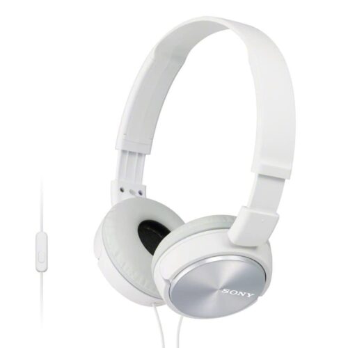 Sony- ZX310AP On-Ear Headphones with Mic - White SMARTX