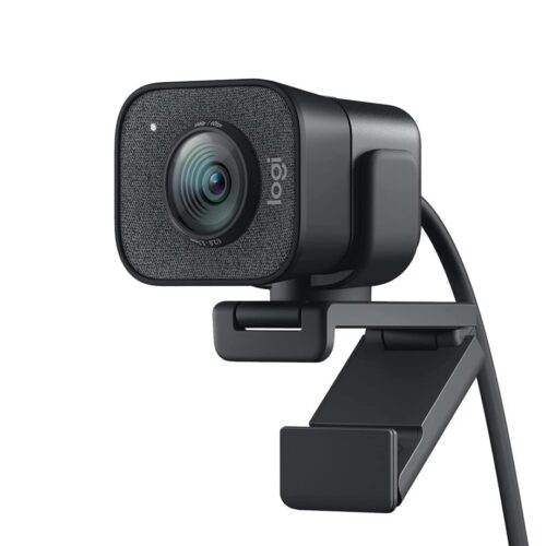 "Logitech StreamCam Premium Full HD Webcam 1080p 60fps Graphite – Smart Auto-Focus Glass Lens for Streaming & Content Creation - Jordan