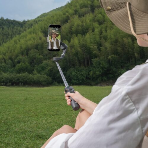 DJI - Tripods & Stabilizers - DJI Osmo Mobile 6 Smartphone Gimbal Stabilizer – Platinum Gray - Platinum Gray - Image 6