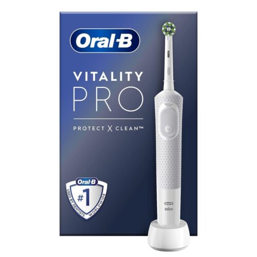 Oral-B by Braun Vitality Pro Electric Toothbrush with 3 Brushing Modes - White in smartx jordan