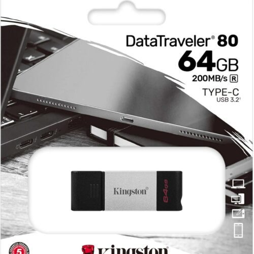 Kingston DataTraveler 80 32GB USB Type-C Flash Drive - Metal in smartx jordan