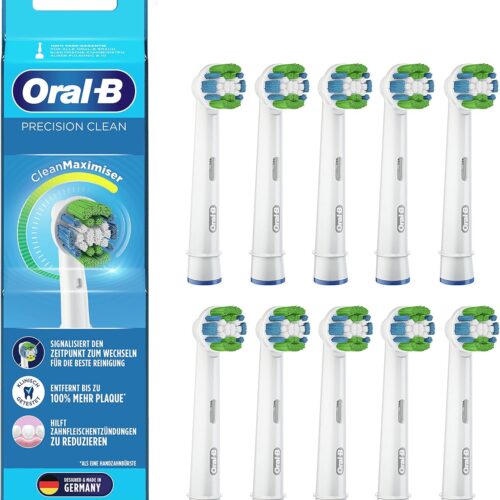 Oral-B Precision Clean Electric Toothbrush Heads with CleanMaximiser Technology – 10 Pack in jordan smartx