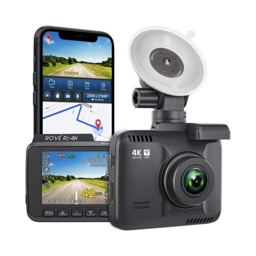 Rove R2 4K Dash Cam for Cars 2160P Built-In Wi-Fi & GPS IN SMARTXPC JORDAN