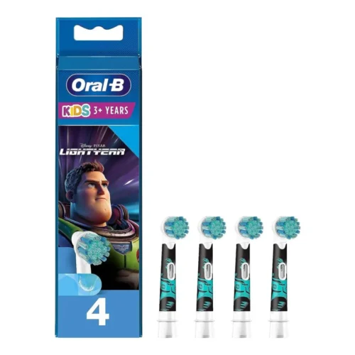 Oral-B – Toothbrush Heads – Kids Lightyear Electric Toothbrush Heads – 4 Pack in smartx jordan