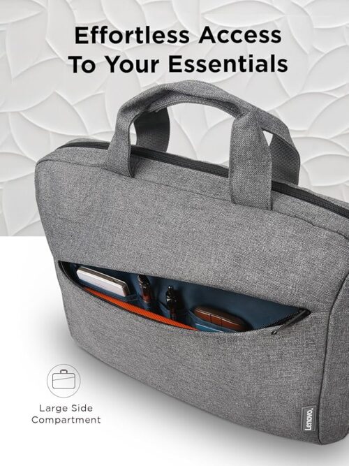Lenovo - Backpack & Laptop Bag - T210 Durable Shoulder Bag for Laptop 15.6″ - Gray - Image 6