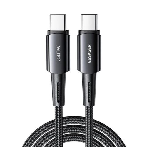 Essager 240W Braided USB C to USB C Cable – 2M in smartx jordan