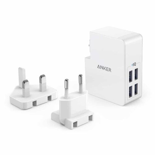 Anker PowerPort 4 Lite 27W 4-Port USB Charger with PowerIQ in smartx jordan