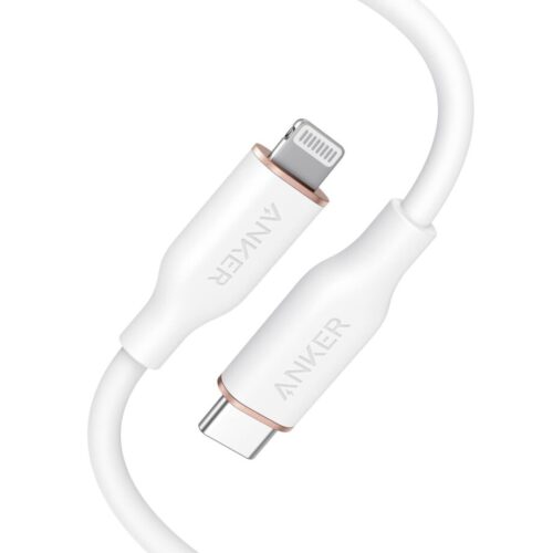Anker  - Data Cables & Adapters - Powerline III Flow USB-C to Lightning Cable - 1.8M - White