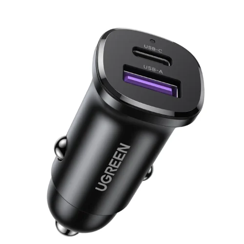 UGreen EC305 25845 car charger USB-C USB-A 30W in smartx jordan