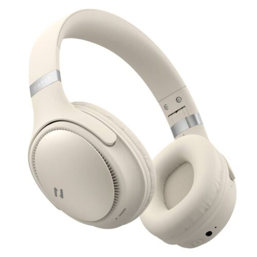 Havit H630 BT Over-Ear Foldable Wireless Bluetooth Headset - Beige in smartx jordan