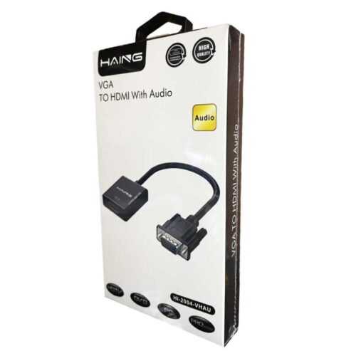 Haing HI-2004-VHAU High Quality VGA to HDMI with Audio Adapter