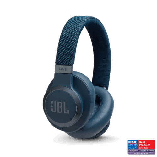 JBL LIVE 650BTNC Wireless Over-Ear Bluetooth Headphones - Blue in smartx jordan