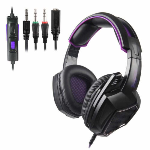 Sades - Gaming Headsets - Wired - Sades SA-920 Multi-platform Stereo Gaming Headset - Purple
