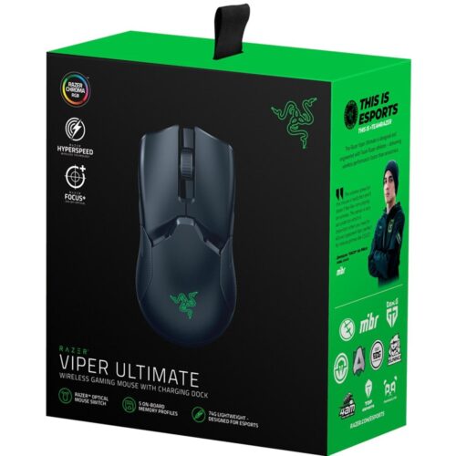 Razer Viper Ultimate w/ Charging Dock Ambidextrous HyperSpeed Wireless Gaming Mouse 20K DPI Optical Switch smartx