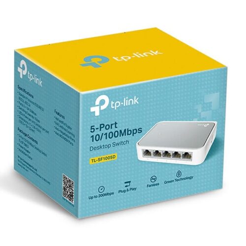 TP-Link SF1005D 5-Port 10/100Mbps Desktop Ethernet Network Switch